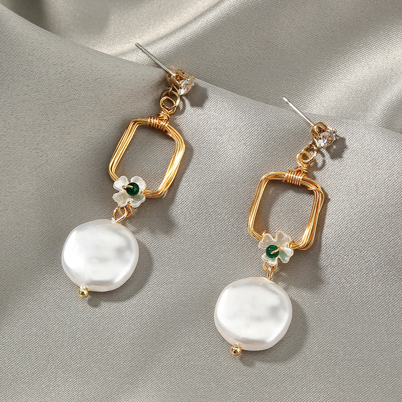 Collier pendentif avec boucles d'oreilles
